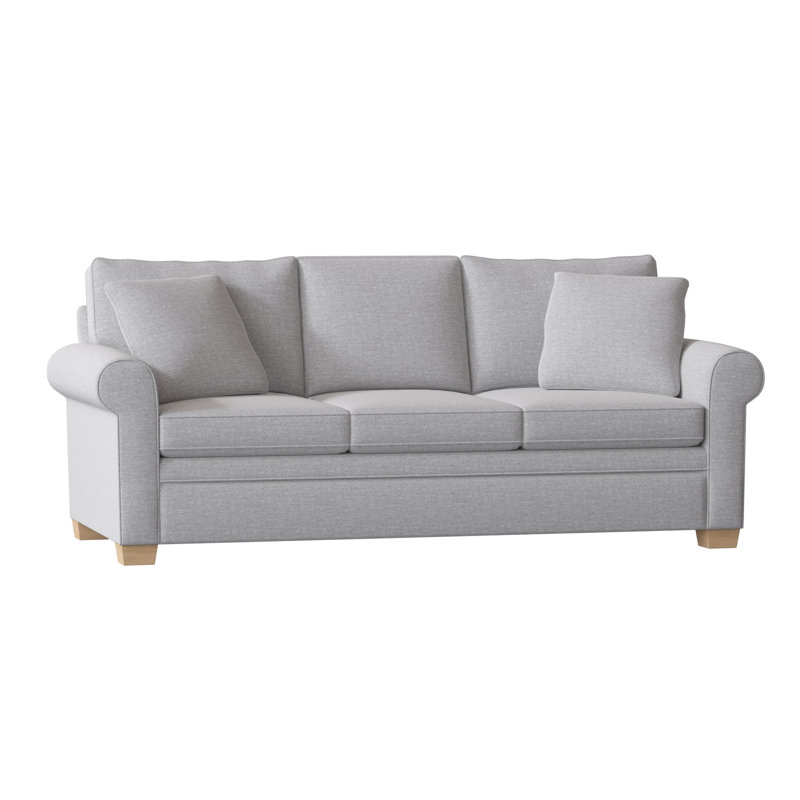 Quaker Upholstered 84'' Sofa, Jango Snow, Unfinished