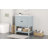 Bathroom Vanity with Sink and Open Style Shelf-108300554