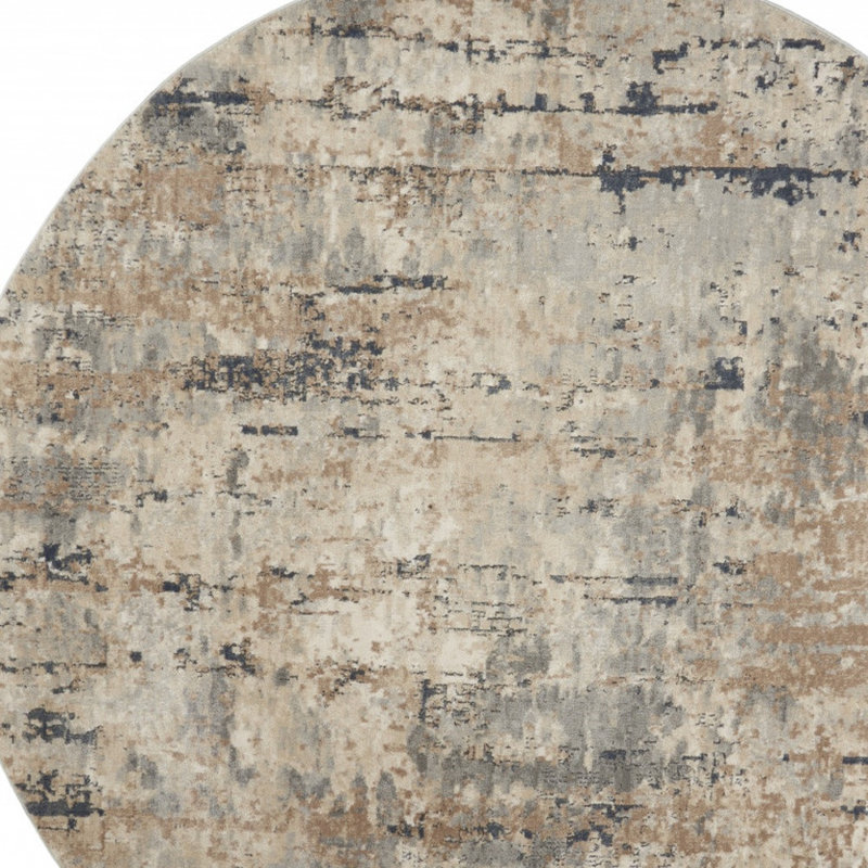 Tapis beige 8 pi 8 po