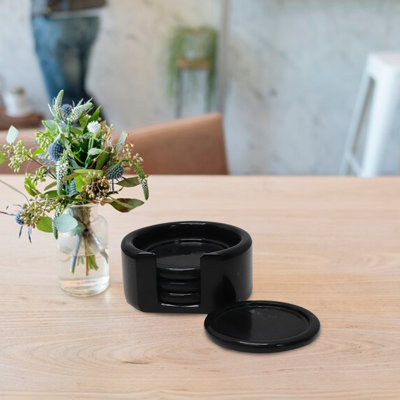 Ensemble de sous-verres Jet Black