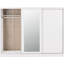 Cascio 3 Door Sliding Wardrobe-76067295