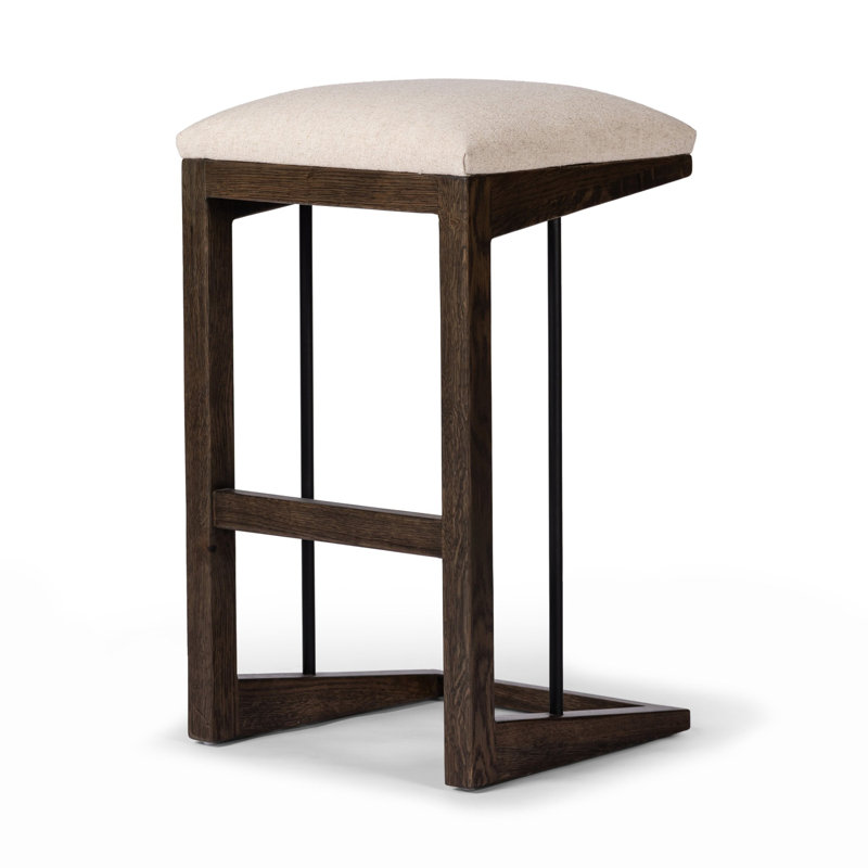 Tabouret Cicily, Tabouret de bar (siège d'une hauteur de 31 po), Chêne brun de Sienne