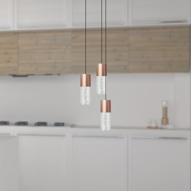 Andromedae 3 - Light Cluster Pendant, Copper