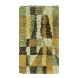 Vintage One-of-a-Kind 2'5" X 4'2" Hand Knotted Area Rug
