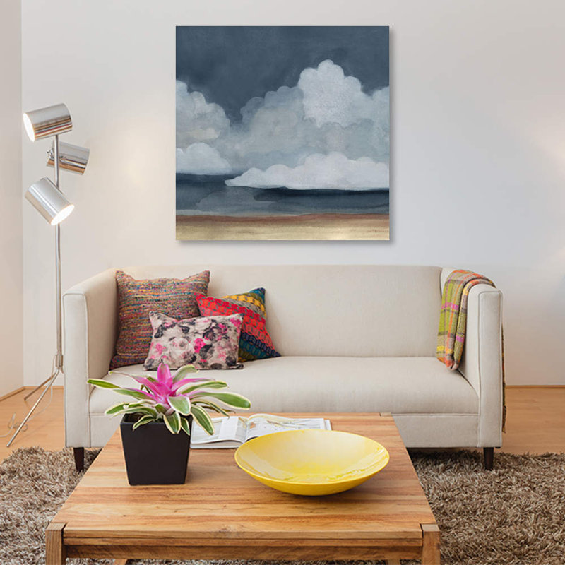 « cloud landscape iv », impression sur toile, H 37 po x l 37 po x P 1,5 po, Toile tendue, Pas de tapis
