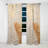 Kennebec Graceful Minimalism Beige muted art - Modern Velvet Curtain - Room Darkening - 1 panel-742246148
