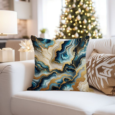 Abstract Geode Crystals Marble Agate Dream XVI Modern