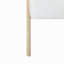 Chaise d'appoint moderne avec revêtement et structure en bois massif, chaise longue minimaliste