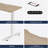 Electric Standing Desk Height Adjustable Desk For Home And Office Computer Table Gaming Desk Modern Luxiury Table 55"   Lift-Up Desk-522659274-522659272