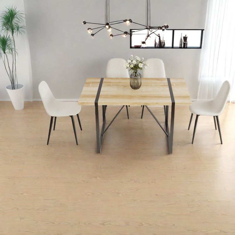 Ensembles de table de salle à manger peu encombrants en bois MDF durable et design moderne
