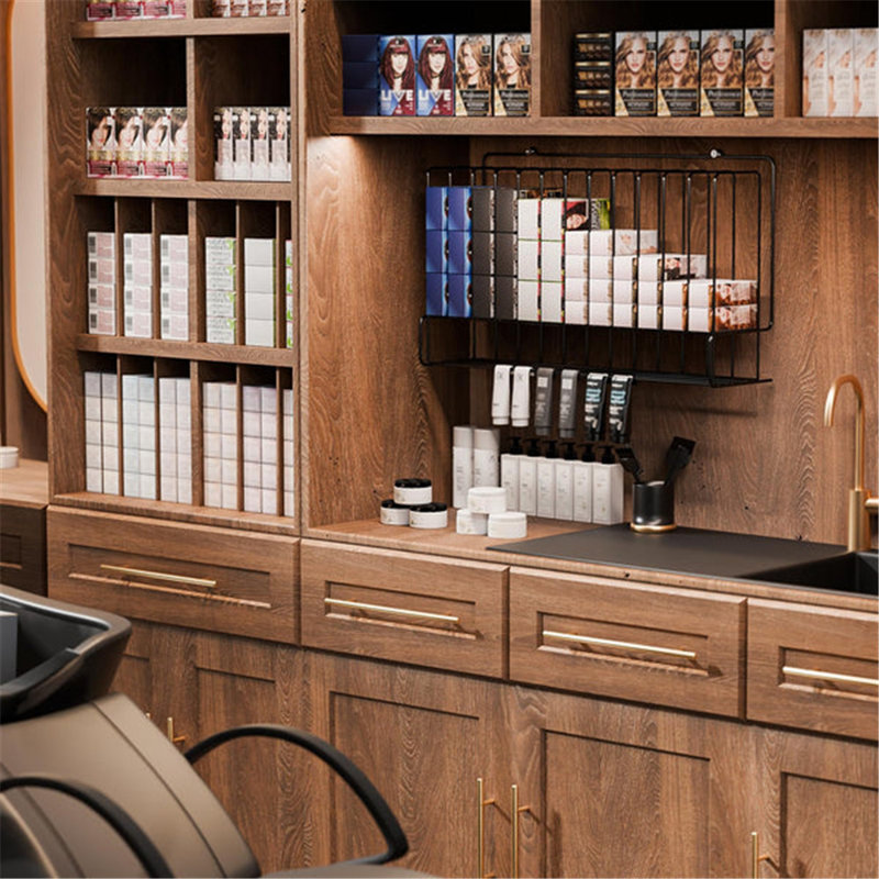 Support de rangement professionnel pour salon professionnel