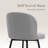 360°Swivel Barstool Counter Height Barstools with Back-1265452657