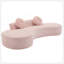 Canapé courbé de 105,5 po, canapé minimaliste moderne, canapé de 3 à 4 places avec 2 coussins, chambre à coucher, sans assemblage requis, velours côtelé en forme de point (anti-froissement)-1696451983