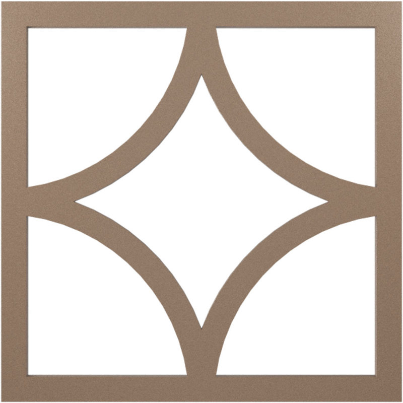 Médaillon de plafond en PVC de qualité architecturale Statesman, H 30 po x l 30 po x P 1 po, Cuivre