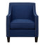 Fauteuil et repose-pieds bleu Pickery House Furnishings-994322404
