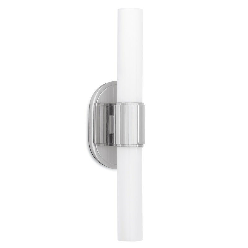 Dixon 2 - Light Armed Sconce, Polished Nickel