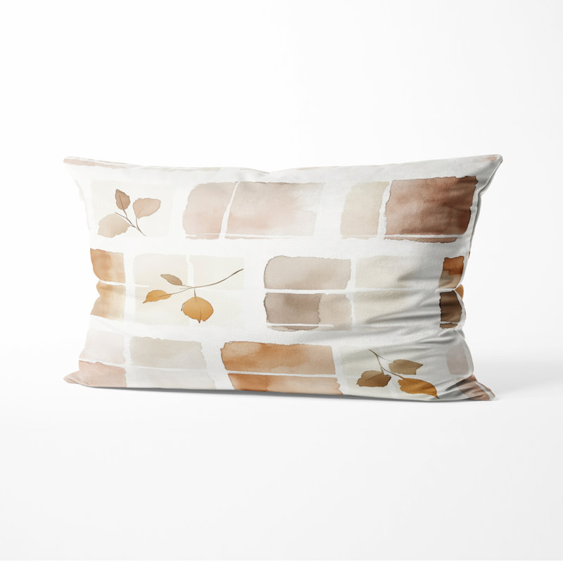 Coussin Plaid, H 12 po x l 20 po
