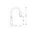 Robinet de cuisine à double jet à double arc Empressa - nickel poli-34379661