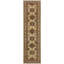 Tapis de couloir oriental brun clair / brun en laine noué à la main 2 pi 6 po x 9 pi 5 po Grigori