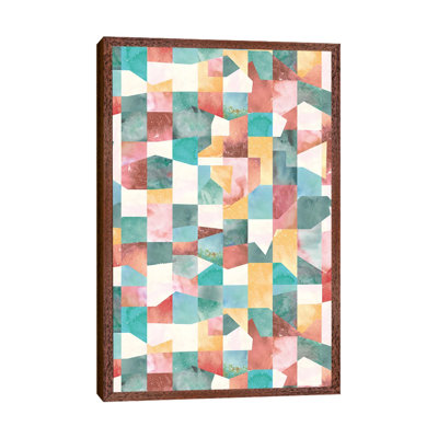 Collage Texture Shapes - Print on Canvas