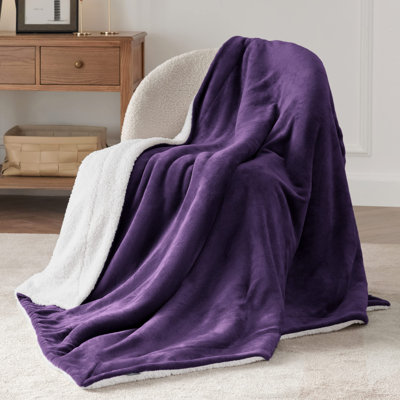 Bedsure Sherpa Fleece Blankets For Bed - Thick And Warm Blanket For Winter, Soft Fuzzy Plush Blanket For All Seasons GentleSoft™️