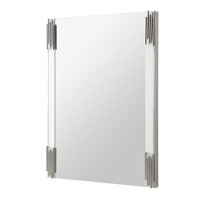 Annaie Metal Rectangle Wall Mirror