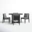 Trosclair Round 4 - Person 48'' Long Dining Set with Cushions