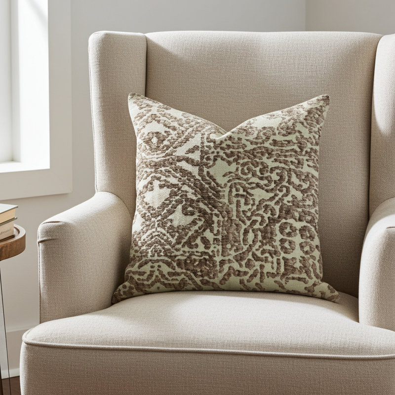 Coussin Dusky, 24 po x 24 po, Coussin décoratif