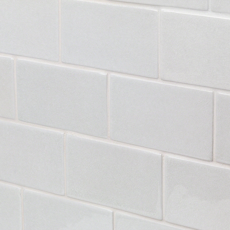Oracle 3" x 6" Ceramic Subway Tile, Blanco