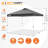 Pop Up Canopies 10 Ft. W x 10 FT. D Metal Party Tent Canopy-65478069