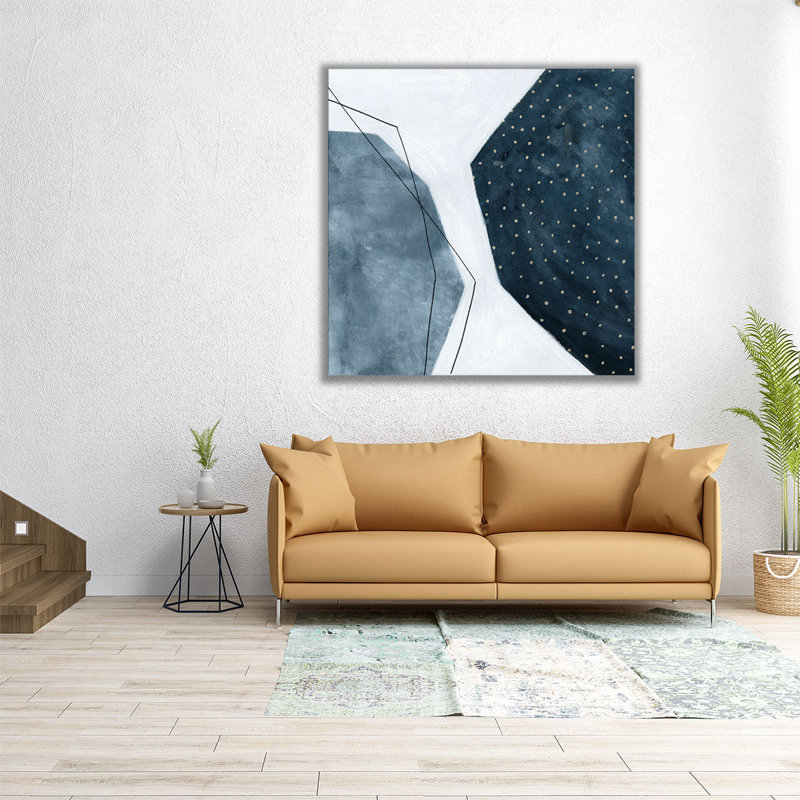 Adjacent Abstraction II - reproduction d'art sur toile, H 40 po x l 40 po