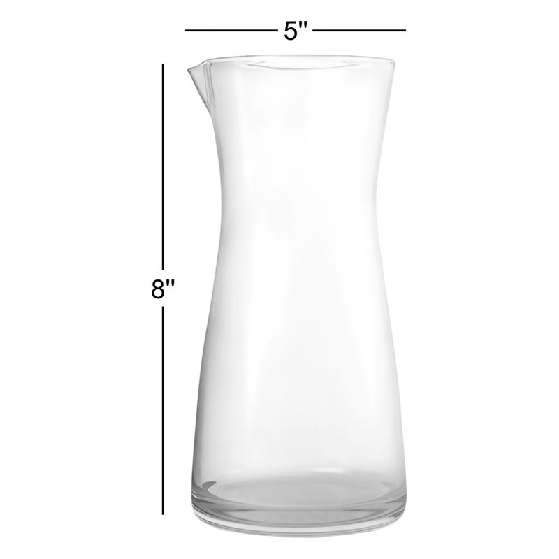 Verre recyclé 1 oz Wilcox Carafe