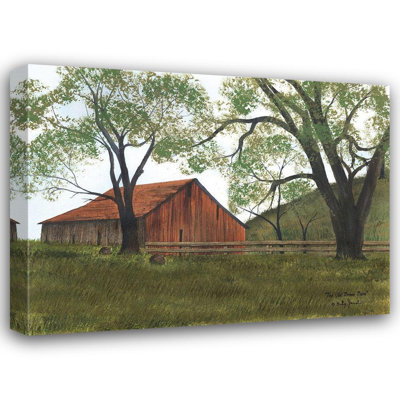 Lark Manor™ Jacobs, Billy Gallery Wrapped Canvas Art Titled: The Old Brown Barn