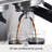Espresso Machine With Grinder, 20 Bar Semi-Automatic Espresso Coffee Maker, 95-Ounce Water Tank