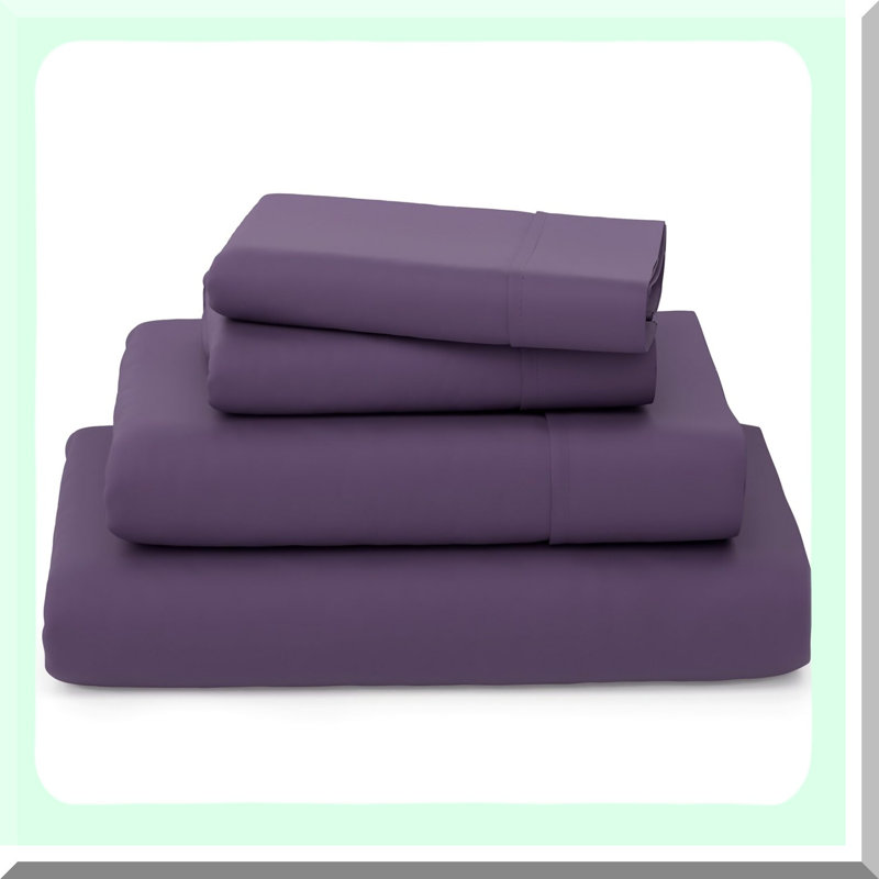 Cooling Bliss Sheets - Silky Soft Luxury Bedding Set with Deep Pockets - Breathable Rayon Blend - 4-Piece Cal Black Collection
