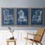 " Blue & White Asian Garden I " 2 - Pieces Painting Print-1465090197-1465090206
