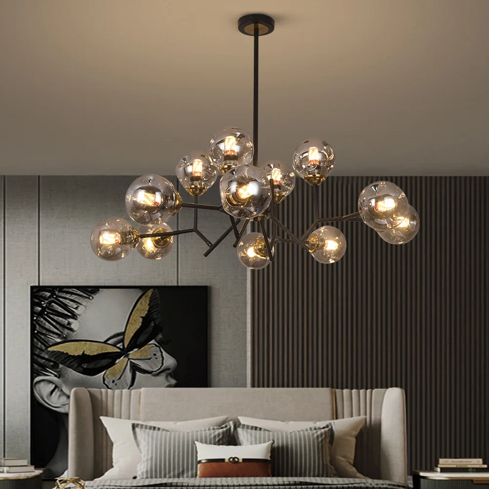 Adlih 12 - Light Sputnik Round / Oval Chandelier Ivy Bronx