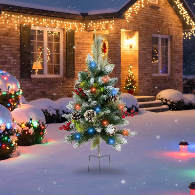 2.36' H Lighted Artificial Christmas Tree