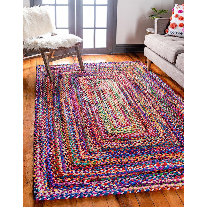 Cotton Indoor Rug, Rectangle 7' x 10'