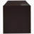 Halston Cappuccino 3-Drawer Office Computer Desk