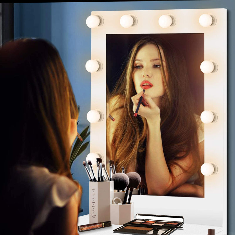 Coiffeuse avec Miroir dorukhan, Blanc