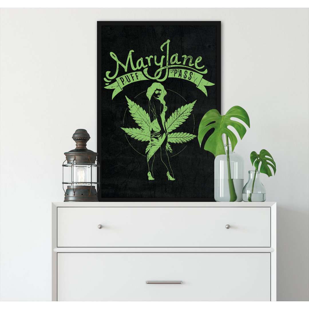 Gerahmtes Poster Mary Jane Black