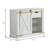 Bacerra Rustic Sofa Table - Antique White