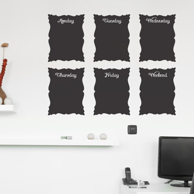 Abstract Chalkboard Decal