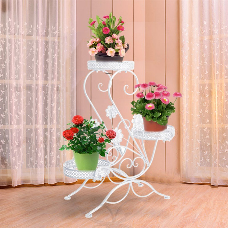 Bonelli Plant Stand, White