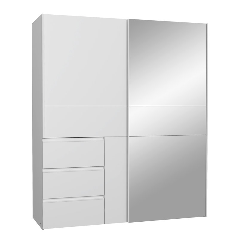 Kavalli 2 Sliding Wardrobe, White
