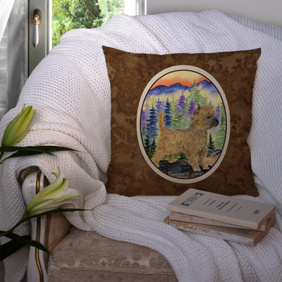 Cairn Terrier Outdoor Throw Pillow