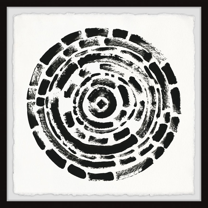 «Circling Snake», reproduction encadrée, H 18 po x l 18 po x P 1,5 po