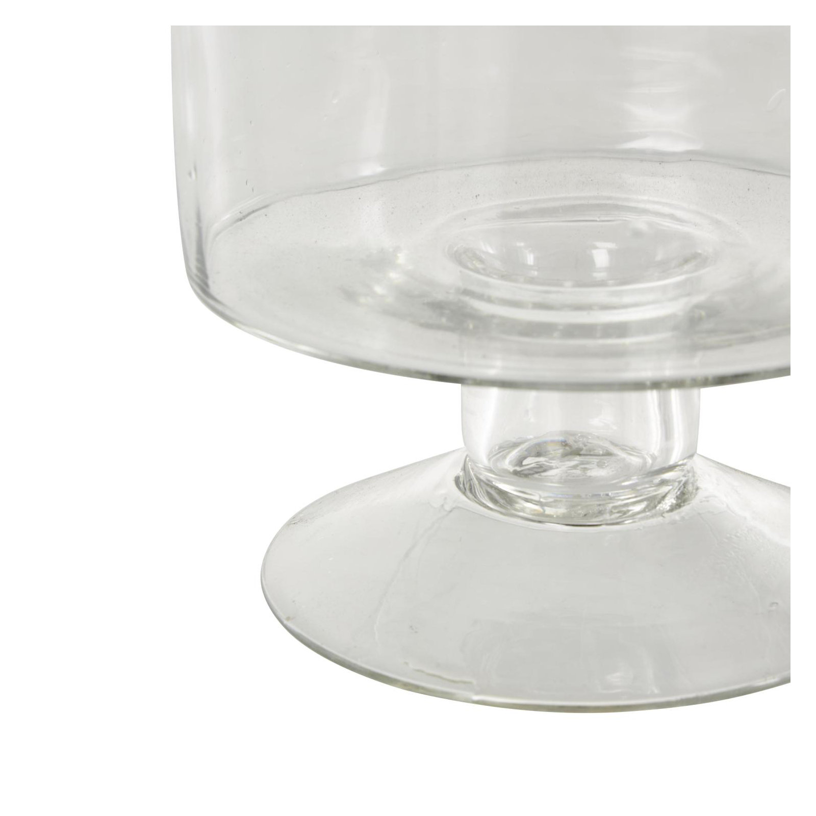 Glass Tabletop Hurricane, 8.85" H x 4.9" W x 4.9" D