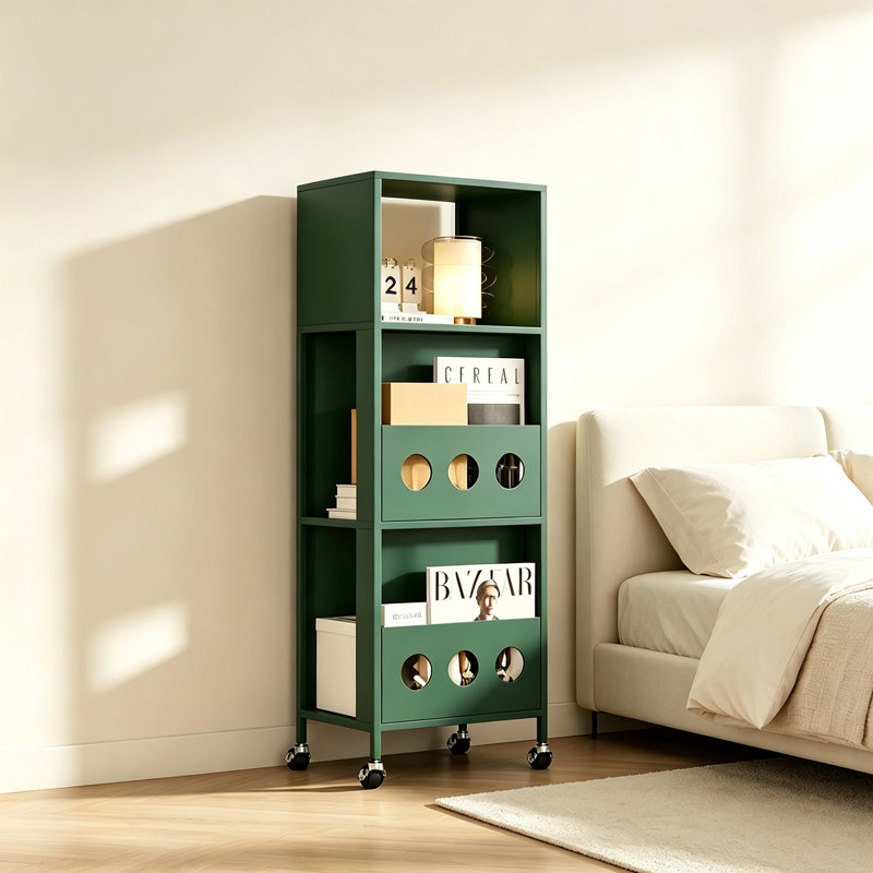 Tablette de rangement mobile, Vert